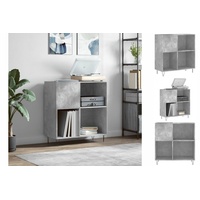 VidaXL Plattenschrank Betongrau 84,5x38x89 cm Holzwerkstoff