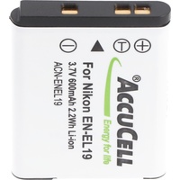 AccuCell Akku passend für Nikon EN-EL19 Akkutyp COOLPIX S2500,