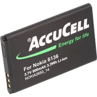 AccuCell Akku passend für Nokia 5100, BL-4C