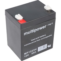 MultiPower MP1223H Hochstrom Blei-Akku mit Faston 6,3mm Steckkontakt