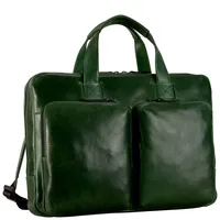 LEONHARD HEYDEN Porto Aktentasche Leder 38 cm grün