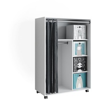 Vicco Kinderkleiderschrank Doros 100 x 146.6 cm Faltboxen offen