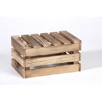 IWerk Holzkiste Geflammt S 34 x 23 x 18