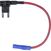 SWG Sicherungshalter für Flachstecksicherungen Mini mit Kabel 15A rot