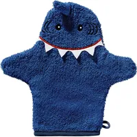 Erwin Müller Hai Waschhandschuh 25 x 28 cm blau