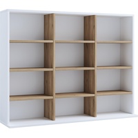 VCM Holzregal stehend platzsparender CD-Schrank für 480 CDs oder