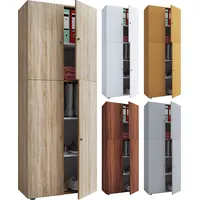VCM Kleiderschrank Lona Drehtüren – Weiß
