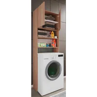 VCM Jutas Kleiderschrank Schrank für Waschmaschine 2 Türen Eiche