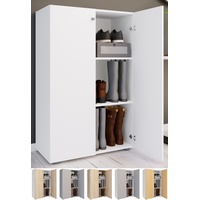 VCM Schuhschrank Lona Sonoma Eiche ca. 70x110x39cm