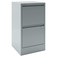 BISLEY Home Hängeregistraturschrank silber 2 Schubladen 41,3 x 40,0