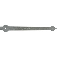 Halcö 0203.044.00.0.01.600 Einschraubklobenn 545,5 mm, Langband für Türen, Stahl