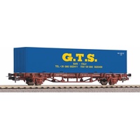 PIKO H0 27700 Containertragwagen GTS FS V 1x40 Container