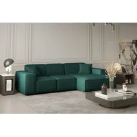 Fun Möbel Ecksofa Designersofa CELES in Stoff Opera Velvet