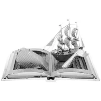 Fascinations Metal Earth Moby Dick Book Sculpture