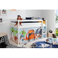TICAA Hochbett Pirat Luan 90 x 200 cm Kiefer