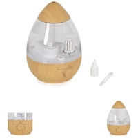 Cangaroo Ultraschall-Luftbefeuchter Skye Holzoptik Kühlnebelbefeuchter 2,5 Liter beige