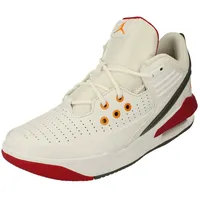 Jordan Max Aura 5 Herren White/Vivid Orange-Cardinal Red 43