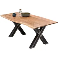 SIT Möbel SIT Esstisch mit Baumkante wie gewachsen beige