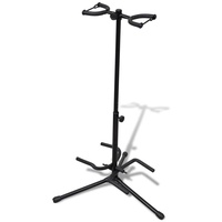 VidaXL Verstellbare Doppelgitarrenständer Faltbare Instrument-Rack