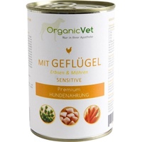 OrganicVet Dosennahrung Hund Sensitive Geflügel