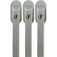 ABUS Fenstergriff FG 110 gleichschließend Silber Abschließbar)