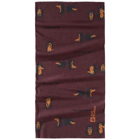 Jack Wolfskin Unisex Kinder Print NECKGAITER K Winter-Schal, Boysenberry,
