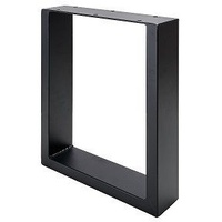 Hettich Bankgestell U 40 x 30 cm Stahl schwarz