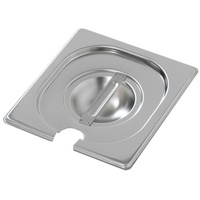 Bartscher Deckel 1/6GN, mit Löffelaussparung