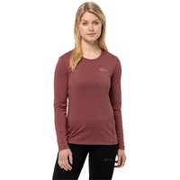 Jack Wolfskin Damen Sky Thermal L/S W Wander-Shirt, Apple