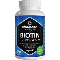 Vitamaze Biotin 10 mg hochdosiert+Zink+Selen Tabletten