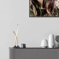 Paul Neuhaus LED-Tischlampe Polina, gold, Metall, dimmbar
