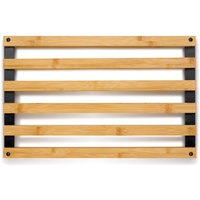 Kela Untersetzer Kiril, Bambus, schwarze Elemente, rechteckig, 12596