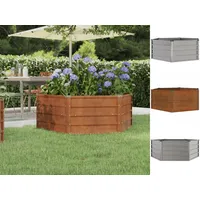VidaXL Hochbeet Rostig 129 x 129 x 45 cm