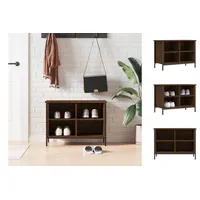 VidaXL Schuhregal Braun Eichen-Optik 69x35x50 cm Holzwerkstoff