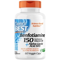 Doctor's Best Doctors Best Benfotiamine 150 + Alpha-Lipoic Acid