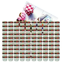Mambocat 100er Set Sturzglas 230 ml Marmeladenglas Einmachglas Einweckglas