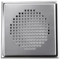 Zehnder Designgitter CLRF/TVA Torino Edelstahl 160 x 160 mm