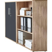 BMG Möbel Aktenschrank Office Edition Sw Set 1 niedrig