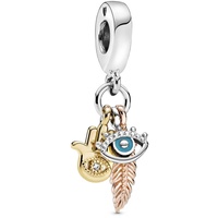 Pandora SHINE Charm Anhänger "Hamsa, Auge & Feder" 768785C01