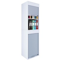 VCM my office Aktos XL Rollladenschrank weiß 2 Fachböden
