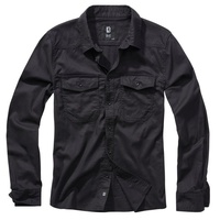 Brandit Textil Flannel Langarmhemd Black XL