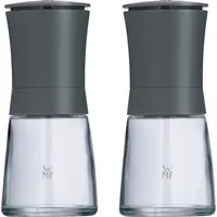 WMF Trend Mühlenset 2tlg, Salz- und Pfeffermühle unbefüllt, Glasbehälter,