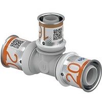 Uponor S-Press PLUS T-Stück reduziert, PPSU 20-16-20