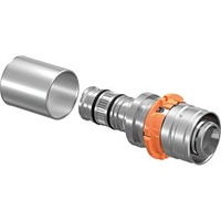 Uponor Press-System-Übergangskupplung 1015190 20 mm x 20 Rapex, Messing