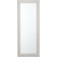 Beliani Wandspiegel Beige, Silber, rechteckig 50x130x3 cm