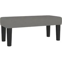 VidaXL Sitzbank Dunkelgrau 70x30x30 cm Stoff