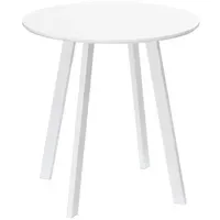 Homcom Esstisch Ø 72 cm weiß