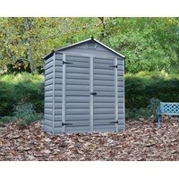 CANOPIA Palram Skylight Shed Dark Grau Bundle Gerätehäuser, 90,2x184,2x217