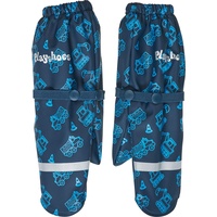 Playshoes Matschhandschuh mit Fleece-Futter Baustelle in Marine | Gr.: