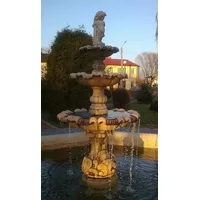Casa Padrino Jugendstil Springbrunnen Grau Ø 100 x H.